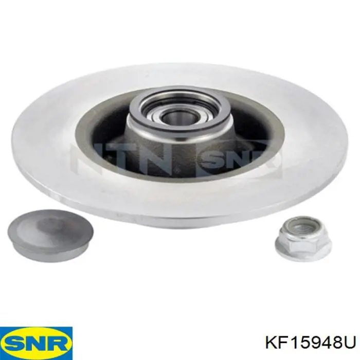 Disco de freno trasero KF15948U SNR