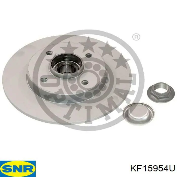 Disco de freno trasero KF15954U SNR