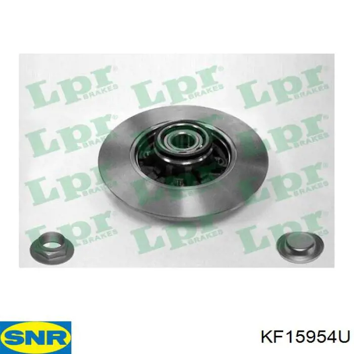 Comprar KF15954U SNR Disco de freno trasero