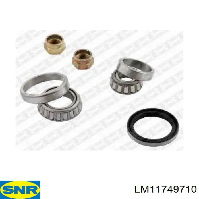 Cojinete exterior de rueda trasera LM11749710 SNR