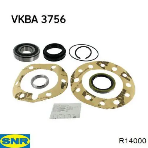 R140.00 SNR cojinete de rueda trasero