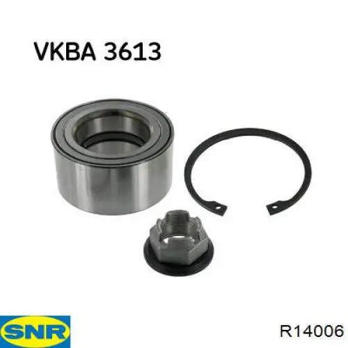 Cojinete de rueda delantero SNR R14006 precio, desde 47,77 EUR