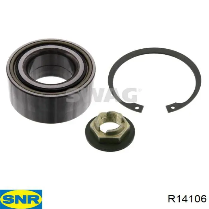 Cojinete de rueda delantero SNR R14106 precio, desde 32,04 EUR