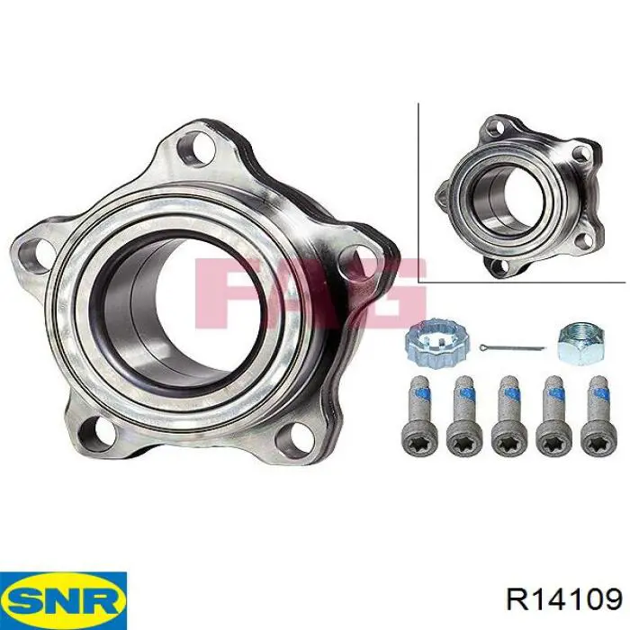 R14109 SNR Rodamientos de rueda delantero
