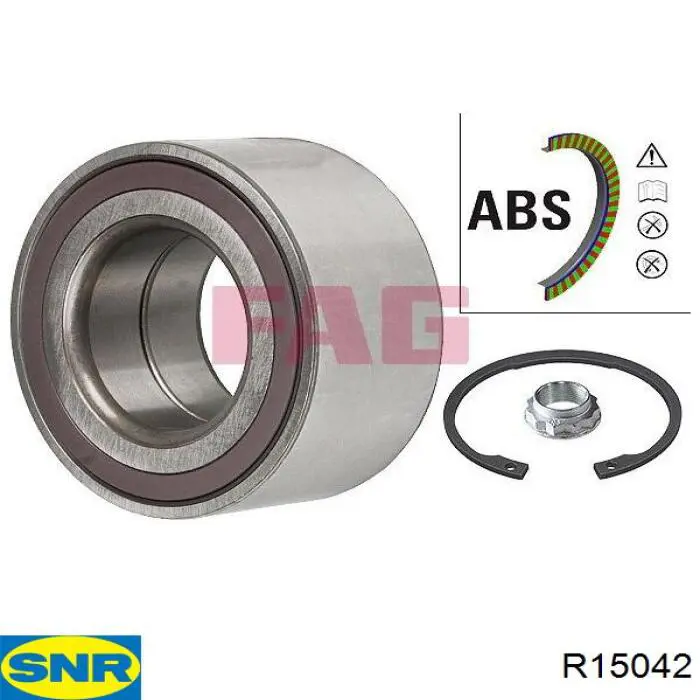 Cojinete de rueda R15042 SNR