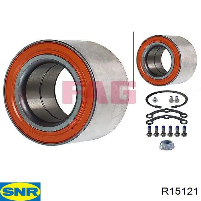 R15121 SNR cojinete de rueda trasero