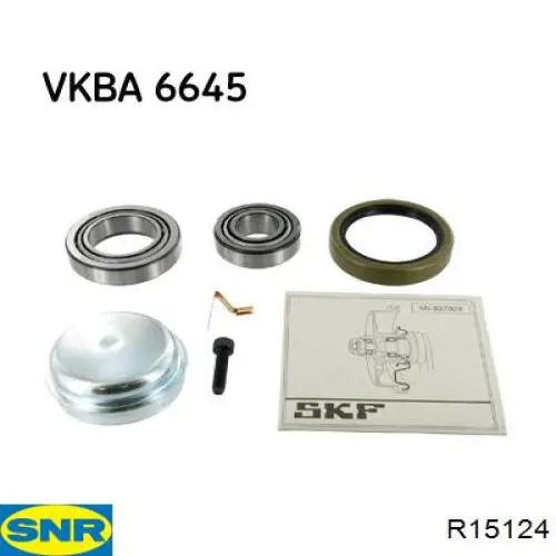 Cojinete de rueda delantero SNR R15124 precio, desde 21,18 EUR