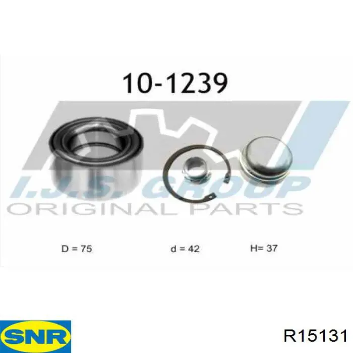 Cojinete de rueda delantero SNR R15131 precio, desde 26,35 EUR