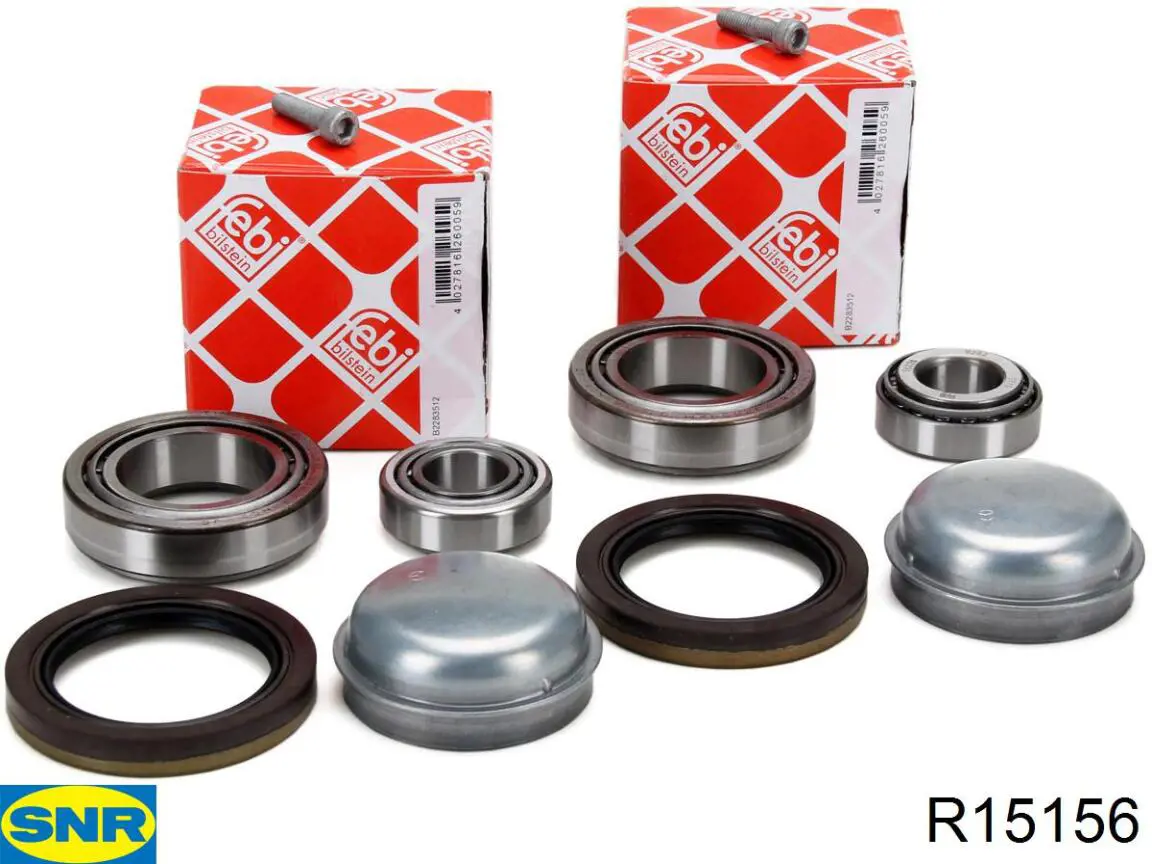 Rodamiento de rueda delantero SNR R15156