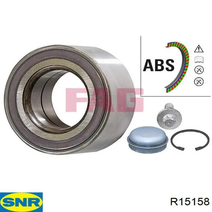 R151.58 SNR cojinete de rueda delantero