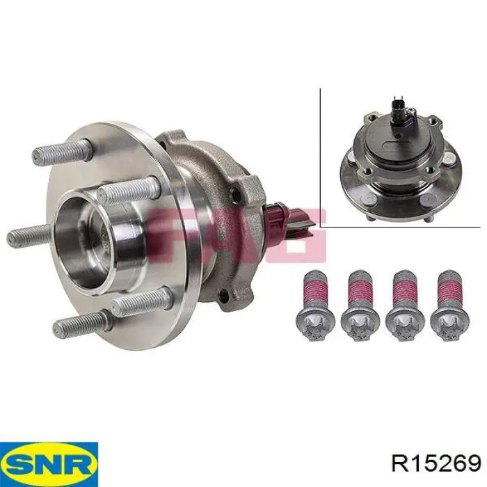 Comprar R15269 SNR Cubo de rueda, Eje trasero
