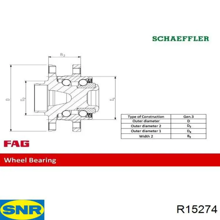 Cubo de rueda trasero Ford Fiesta CB1