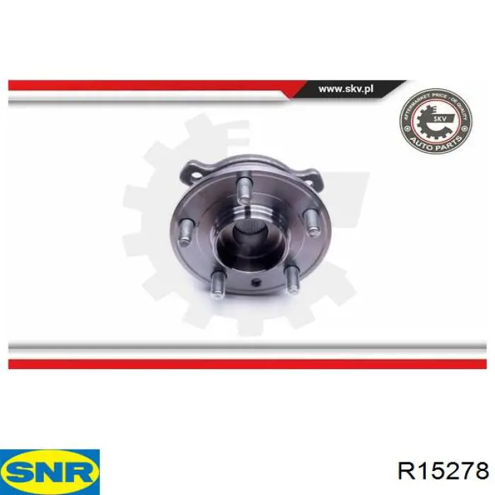 R152.78 SNR cojinete de rueda trasero