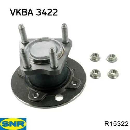 Buje de rueda SNR R15322 precio, desde 87,12 EUR