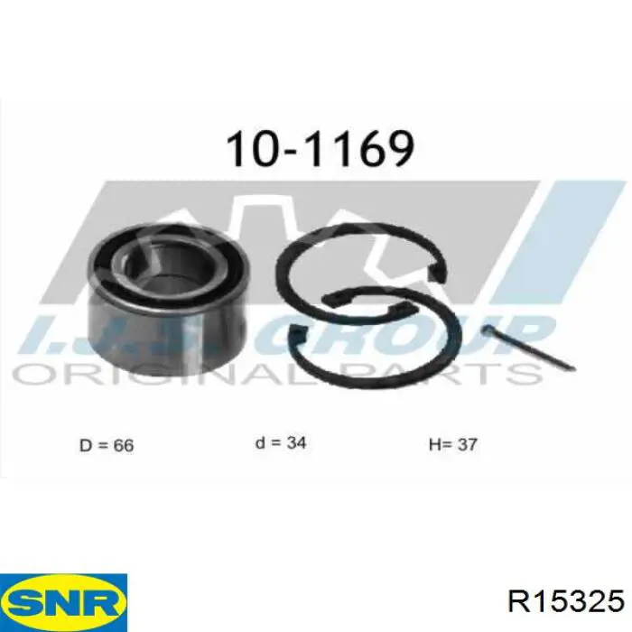 Cojinete de rueda delantero Opel Corsa 73, 78, 79