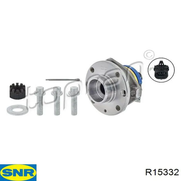 Buje de rueda delantero R15332 SNR