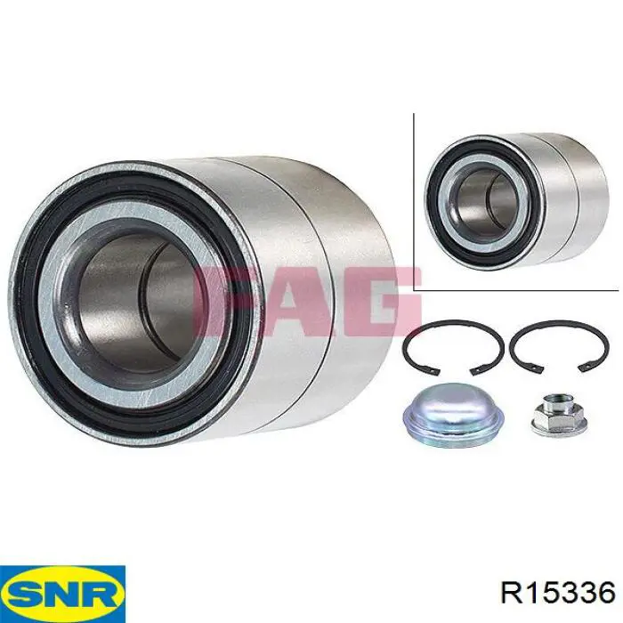 Cojinete de cubo delantero SNR R15336 precio, desde 20,09 EUR