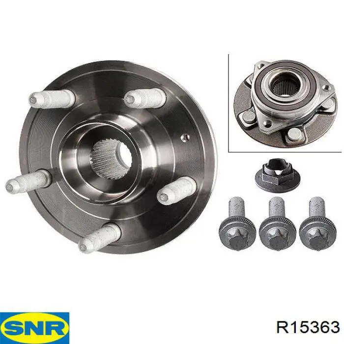 Buje de rueda SNR R15363
