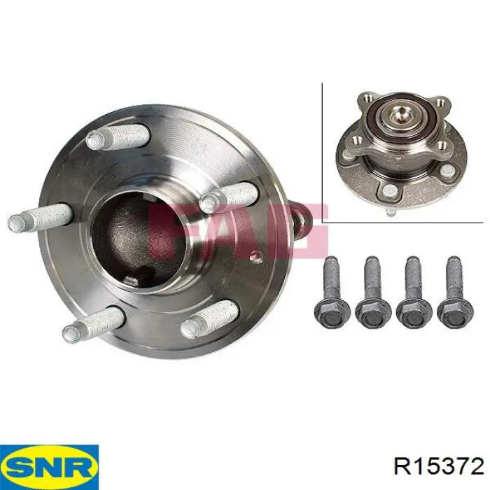 Cubo de rueda trasero WM2213 Metzger