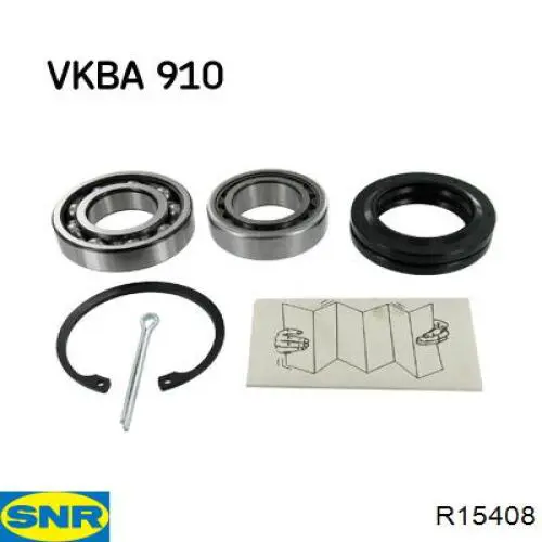 R154.08 SNR cojinete de rueda trasero