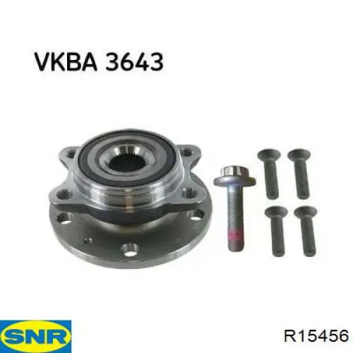 Cubo de rueda delantero Volkswagen Touran 1 1T1, 1T2