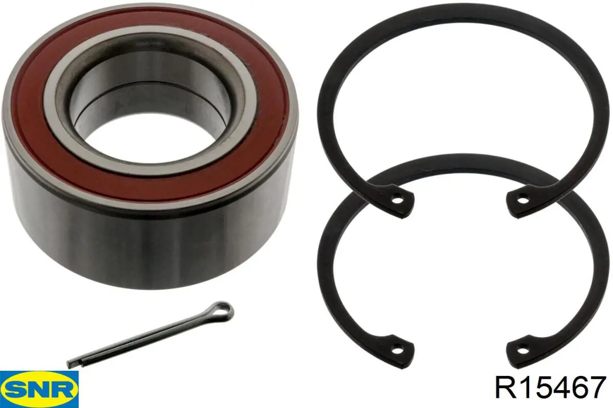 Cojinete de rueda delantero 3X0407625 VAG