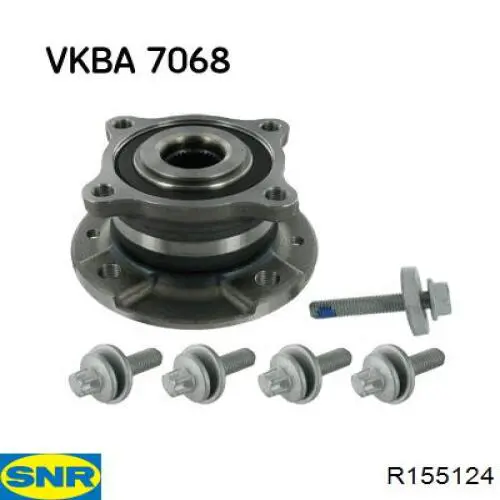 VKBA7068 SKF cubo de rueda trasero