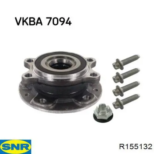 R155.132 SNR cubo de rueda delantero