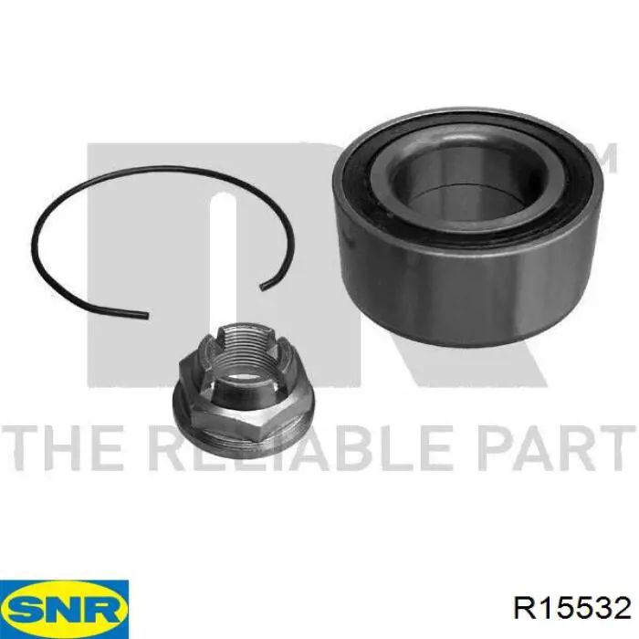 Cojinete de rueda delantero R15532 SNR