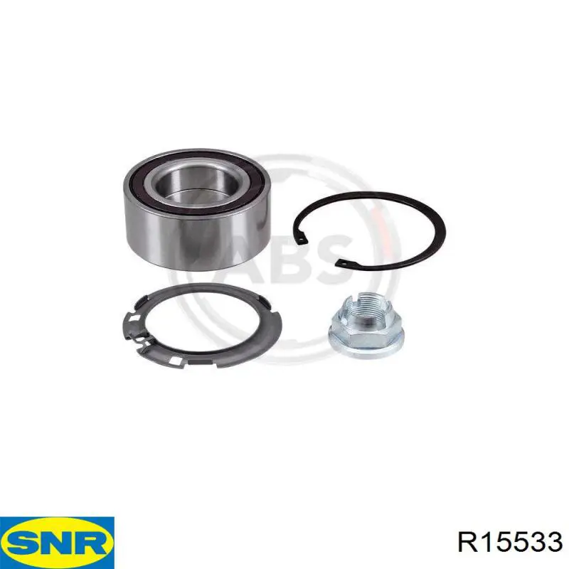 Cojinete de rueda delantero R15533 SNR