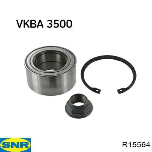 Cojinete de rueda delantero SNR R15564 precio, desde 45,07 EUR