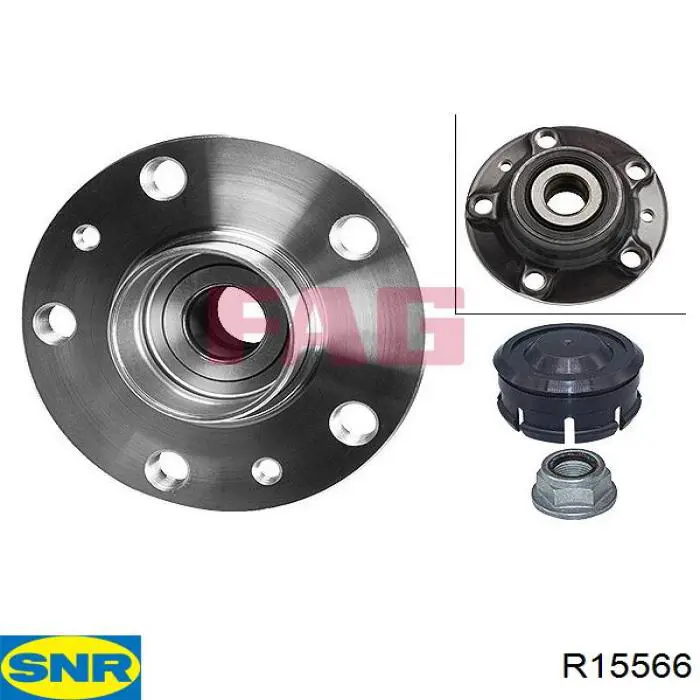 Buje de rueda SNR R15566 precio, desde 48,89 EUR