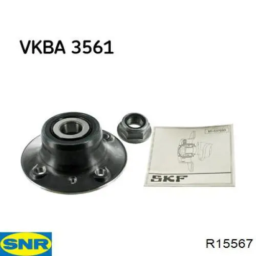 R15567 SNR Buje de rueda trasero
