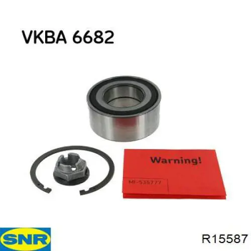 Cojinete de rueda delantero SNR R15587 precio, desde 36,58 EUR