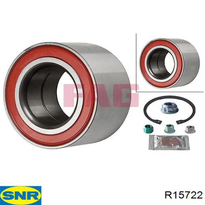 Cojinete de rueda delantero R15722 SNR