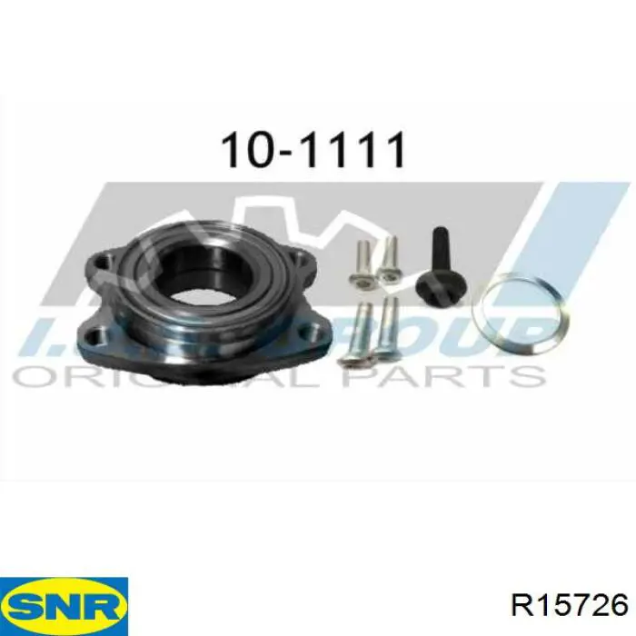Cojinete de cubo delantero/trasero R15726 SNR