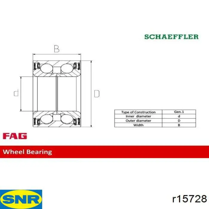 Cojinete de rueda trasero Audi A4 8E2