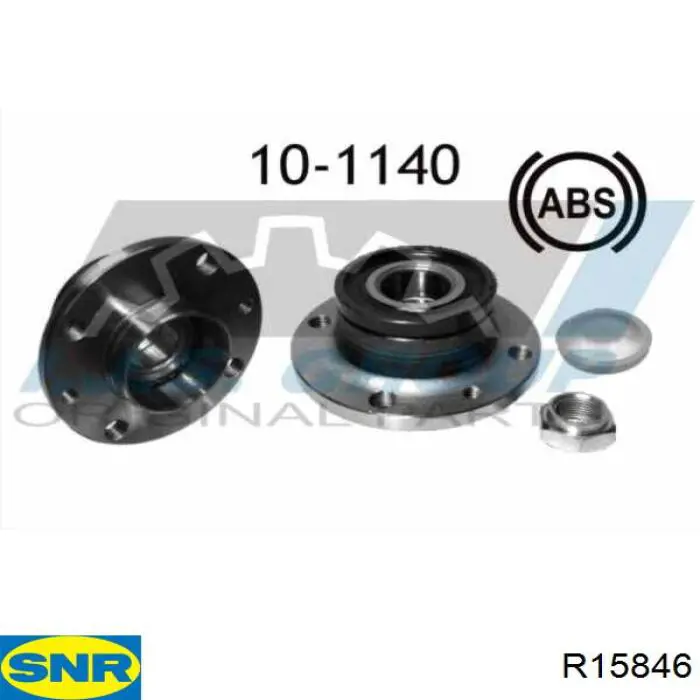 Cubo de rueda trasero Alfa Romeo 145 930