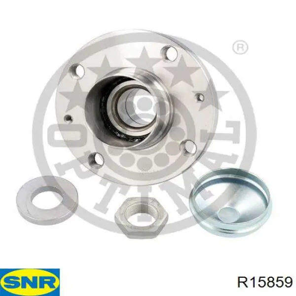 Cubo de rueda trasero R15859 SNR