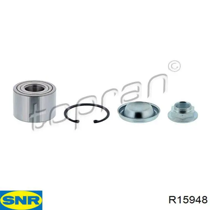 Cojinete de cubo delantero SNR R15948 precio, desde 32,33 EUR