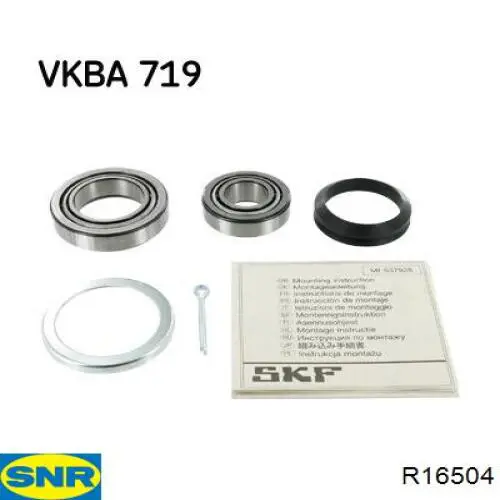 Cojinete de rueda delantero SNR R16504 precio, desde 78,66 EUR