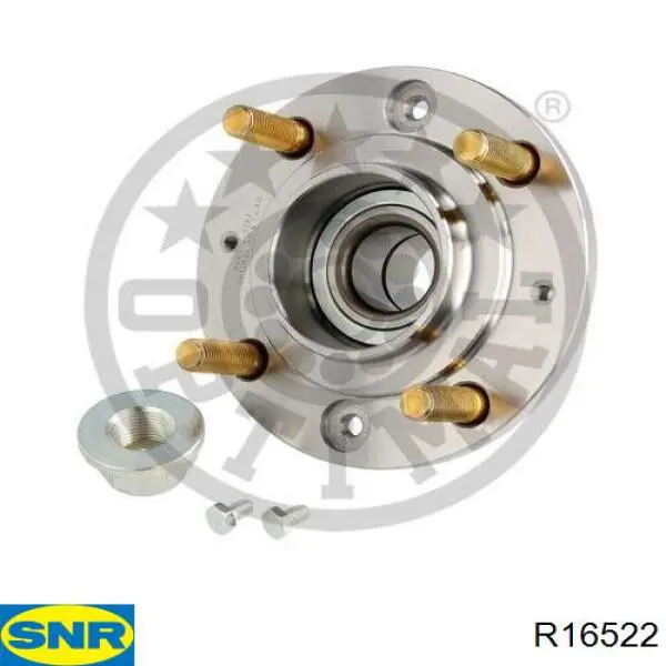 Cubo de rueda trasero R16522 SNR