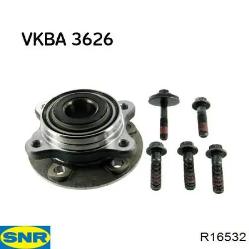 R165.32 SNR cubo de rueda delantero