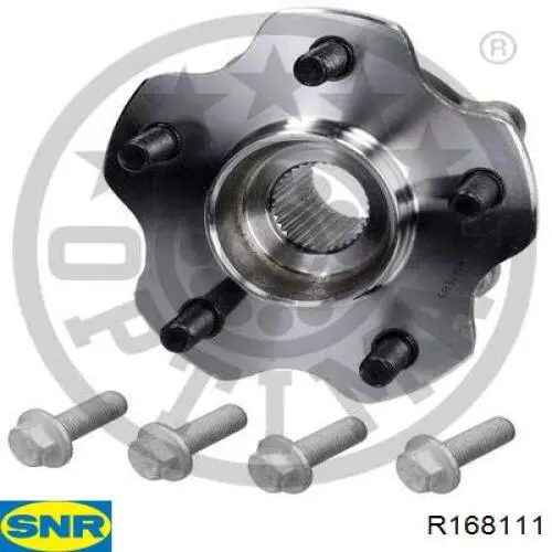 R168.111 SNR cubo de rueda trasero