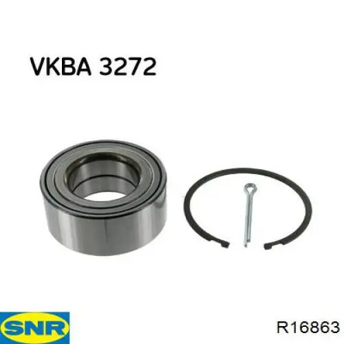 R168.63 SNR cojinete de rueda delantero