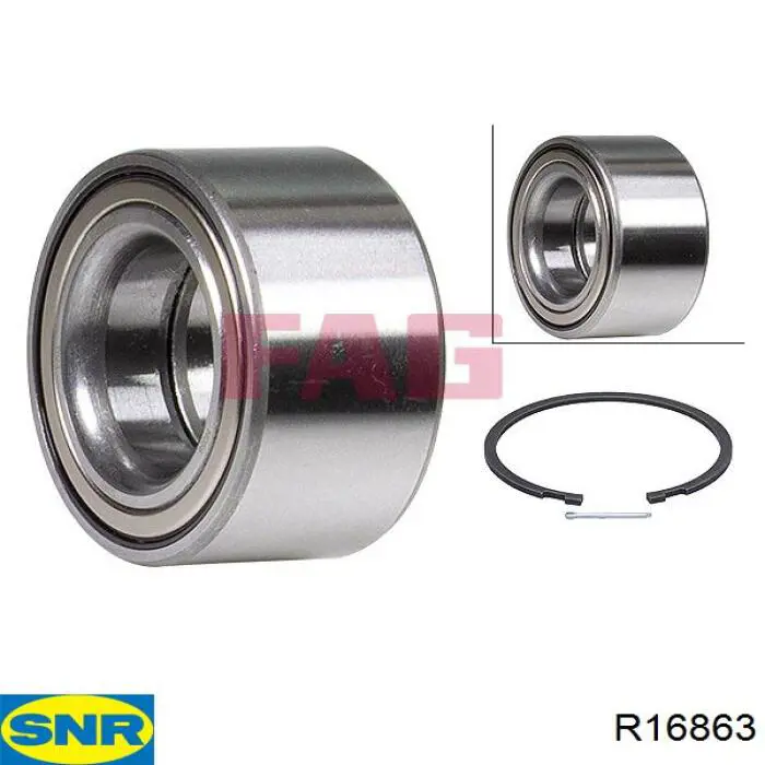 Cojinete de rueda delantero SNR R16863 precio, desde 23,98 EUR
