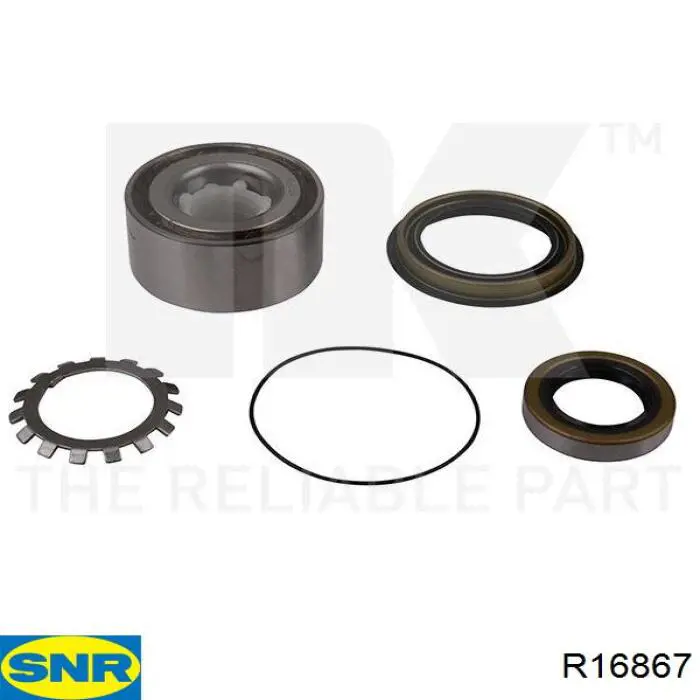 Comprar R16867 SNR Cojinete de rueda trasero