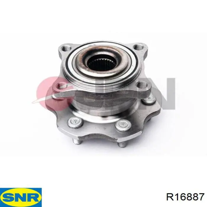 Cubo de rueda trasero R16887 SNR