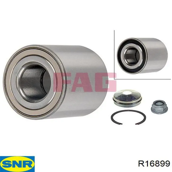 Cojinete de cubo delantero SNR R16899 precio, desde 33,70 EUR