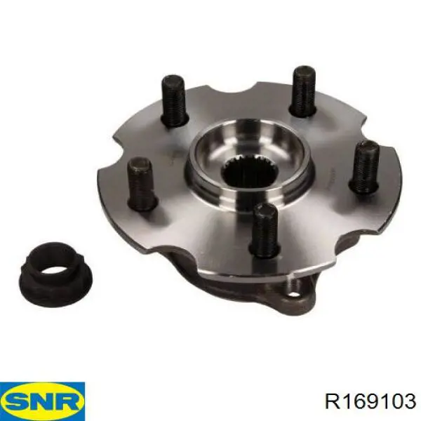 Cubo de rueda trasero R169103 SNR